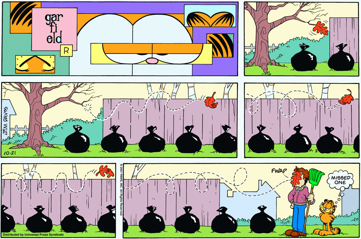 Garfield, October 21, 2007
