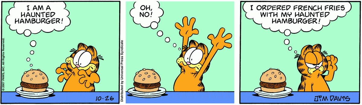 Garfield, October 26, 2007
