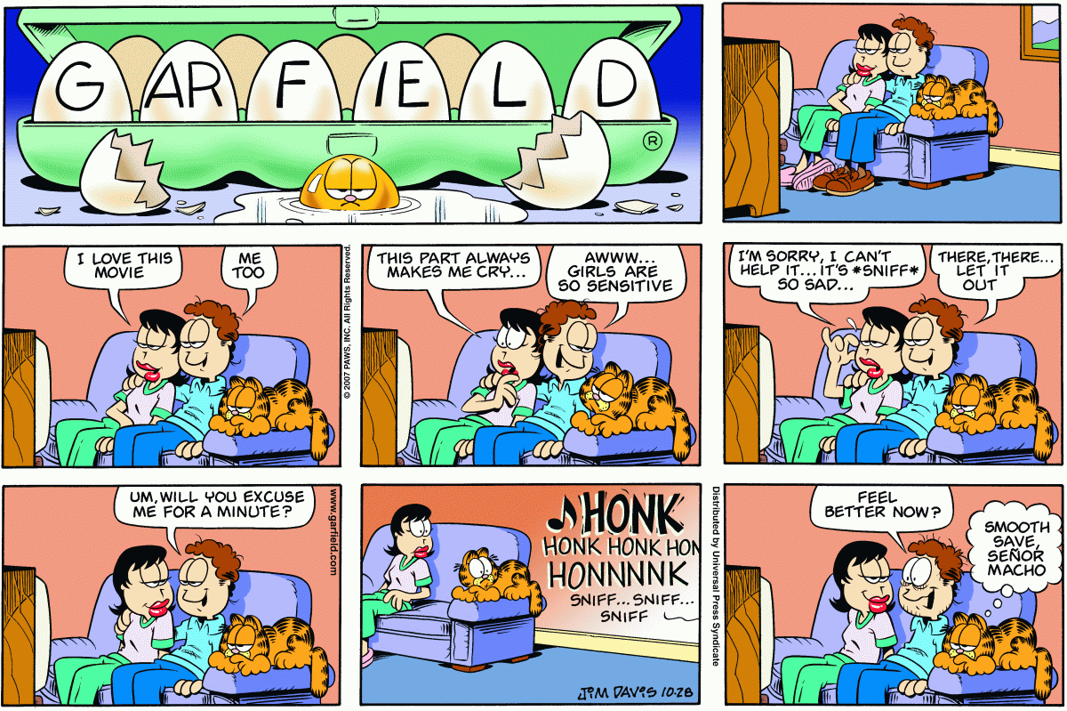 Garfield, October 28, 2007