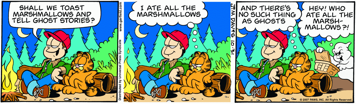 Garfield, October 31, 2007
