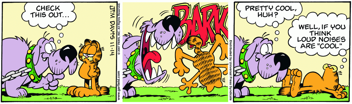 Garfield, November 14, 2007