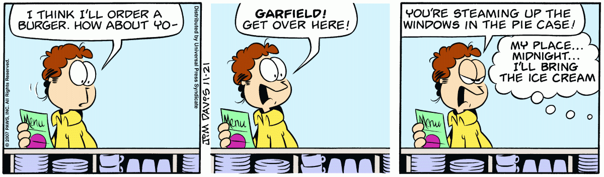 Garfield, November 21, 2007