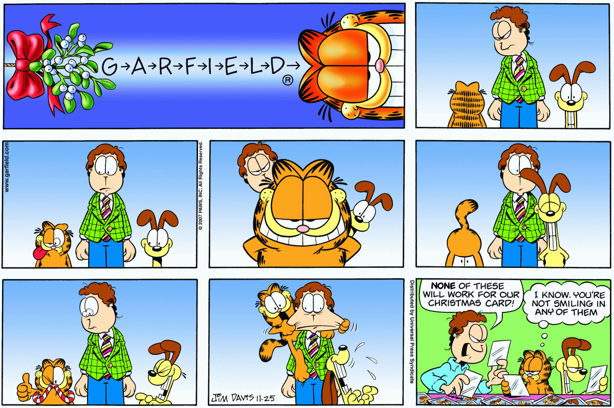 Garfield, November 25, 2007