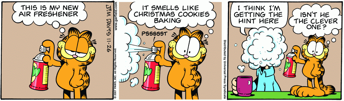 Garfield, November 26, 2007