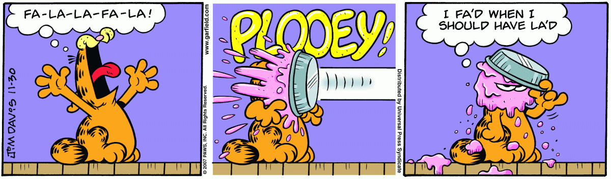 Garfield, November 30, 2007