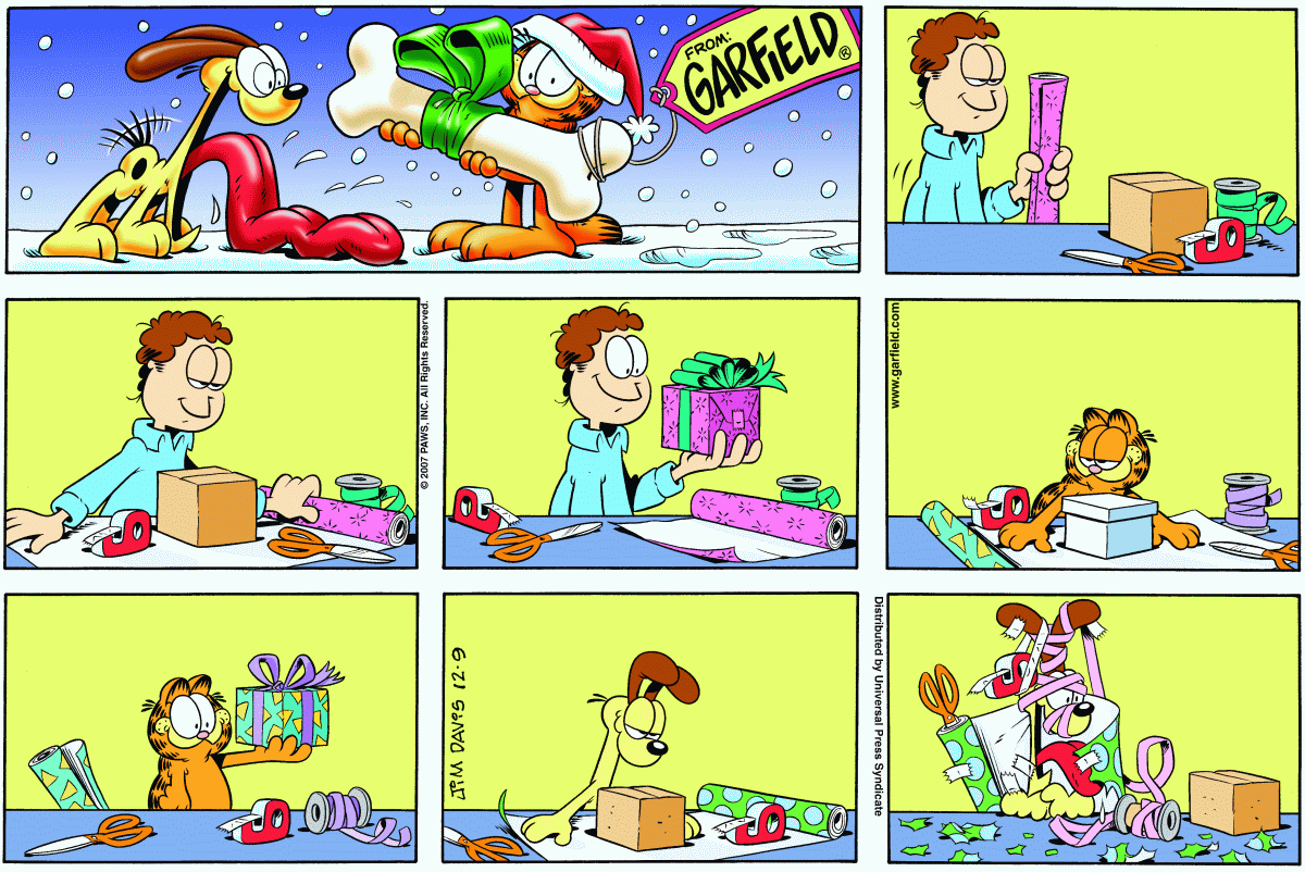 Garfield, December 9, 2007