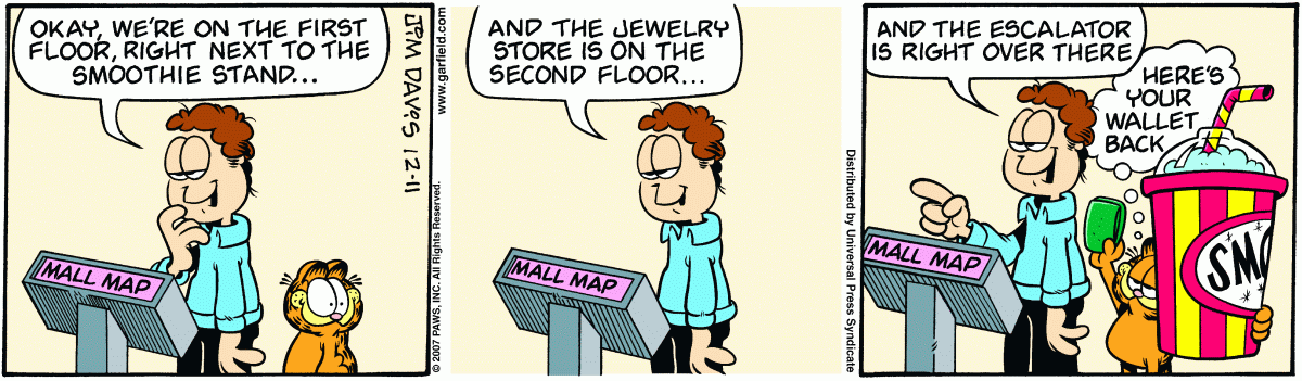 Garfield, December 11, 2007