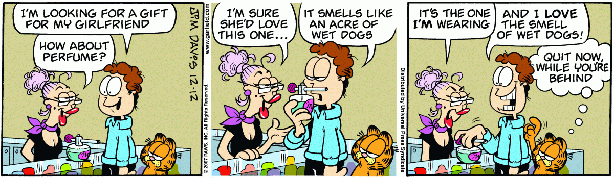 Garfield, December 12, 2007