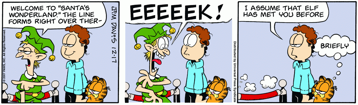 Garfield, December 17, 2007