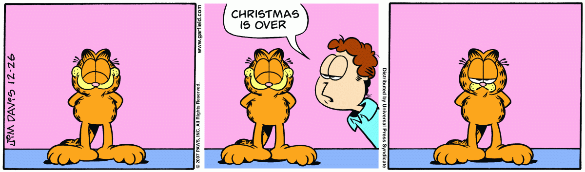 Garfield, December 26, 2007
