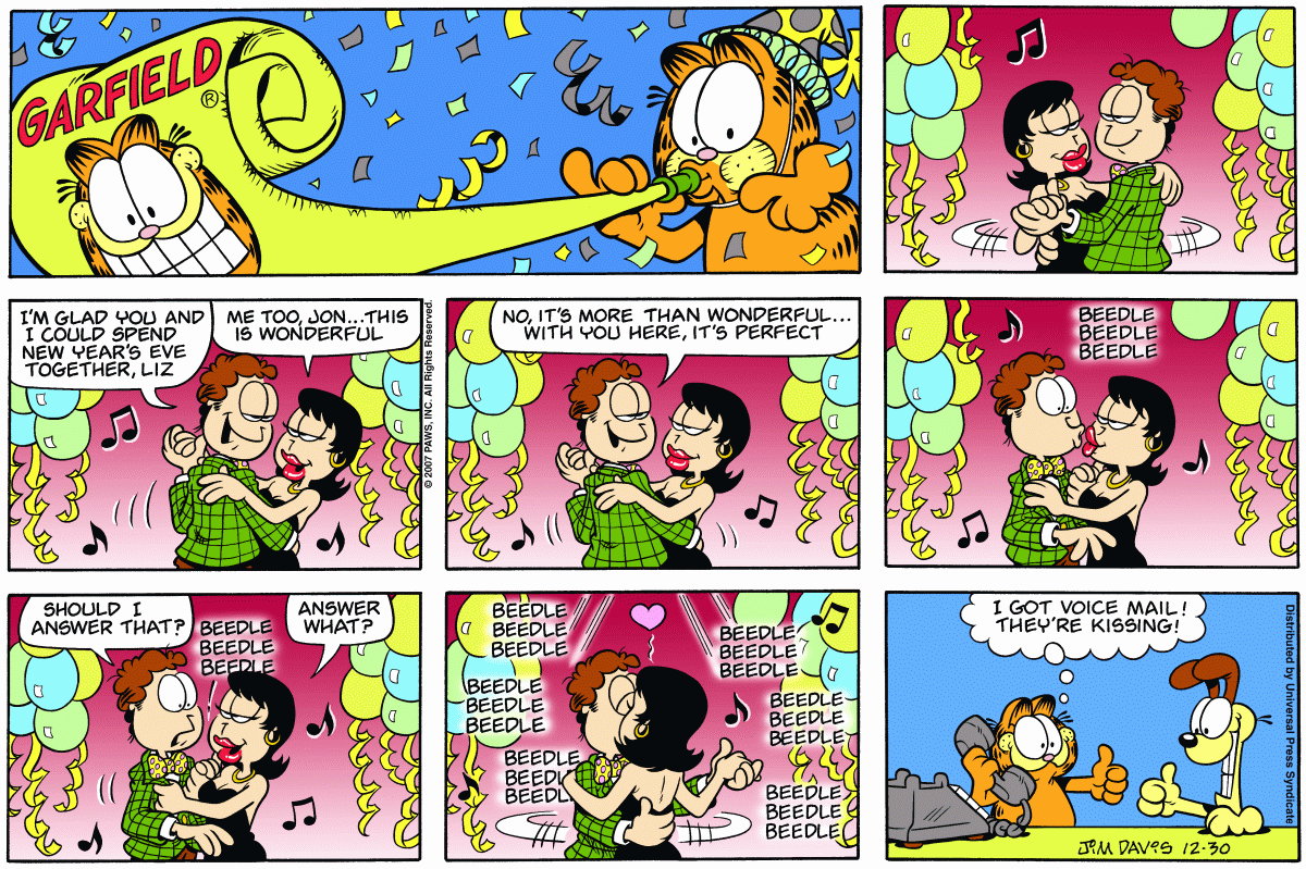 Garfield, December 30, 2007