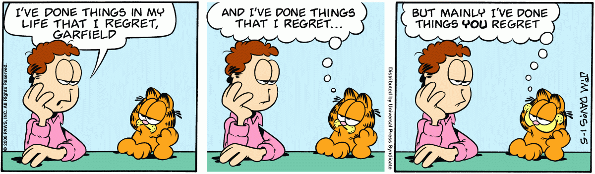 Garfield, January 5, 2008