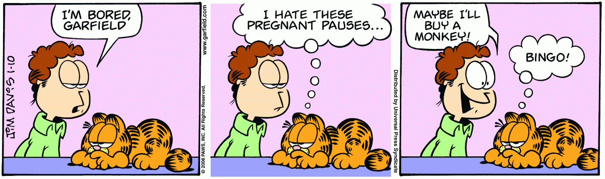 Garfield, January 10, 2008