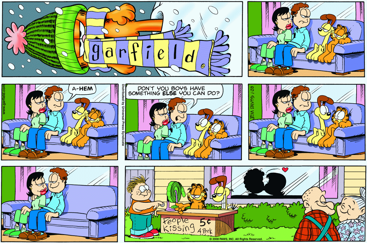 Garfield, January 20, 2008