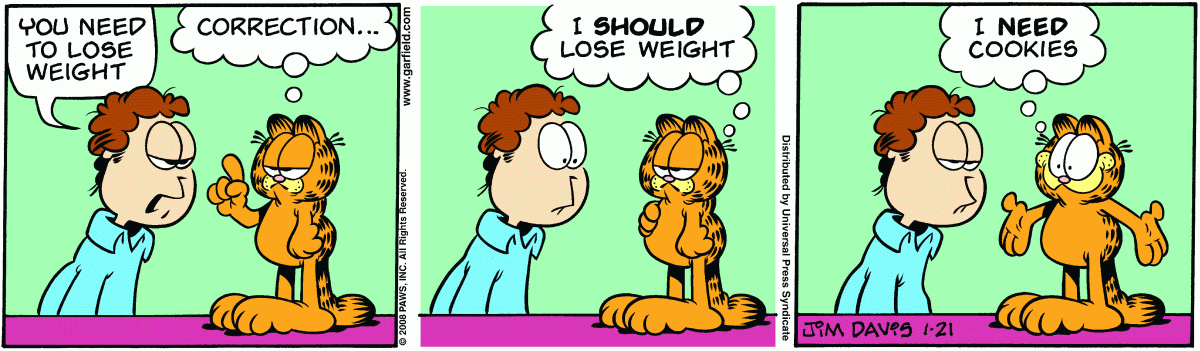 Garfield, January 21, 2008
