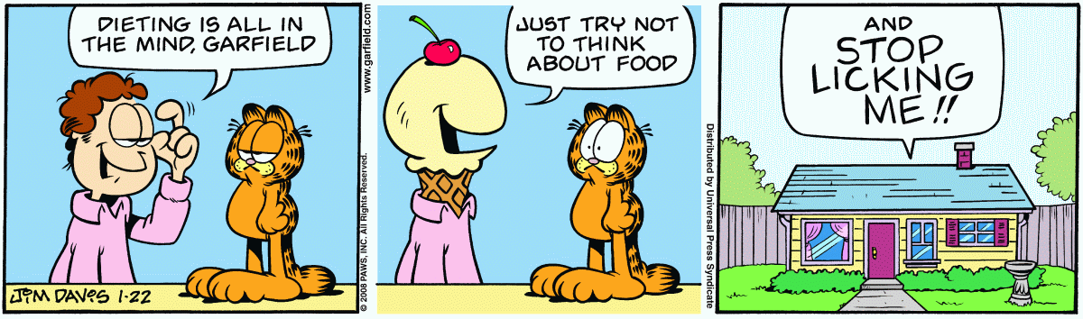 Garfield, January 22, 2008