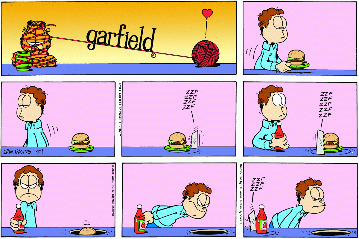 Garfield, January 27, 2008