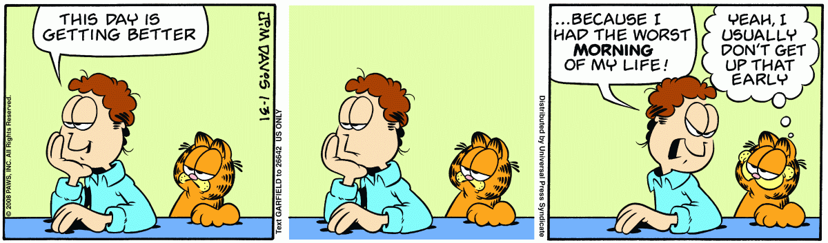 Garfield, January 31, 2008