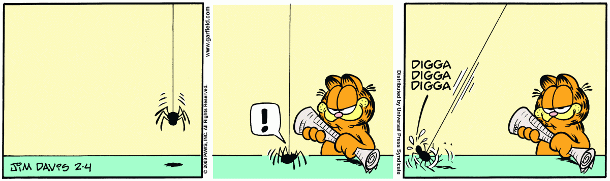 Garfield, February 4, 2008