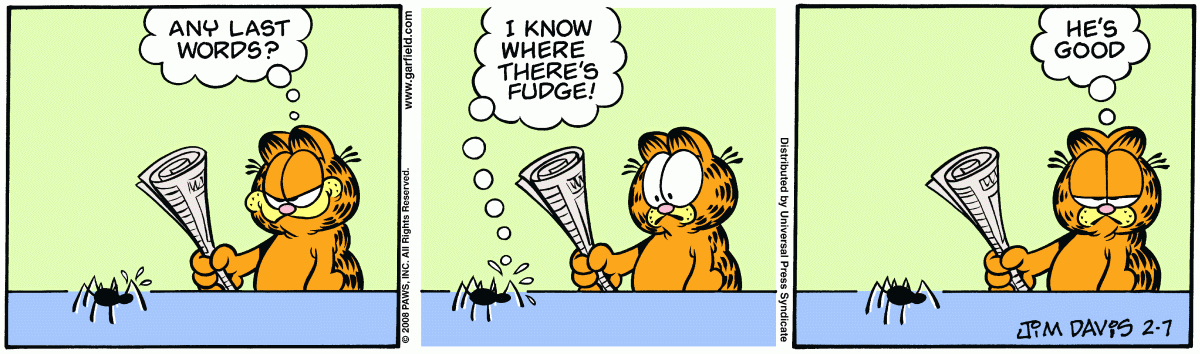 Garfield, February 7, 2008
