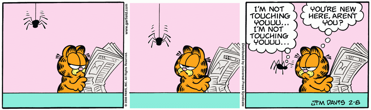 Garfield, February 8, 2008