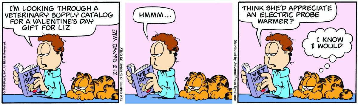 Garfield, February 12, 2008