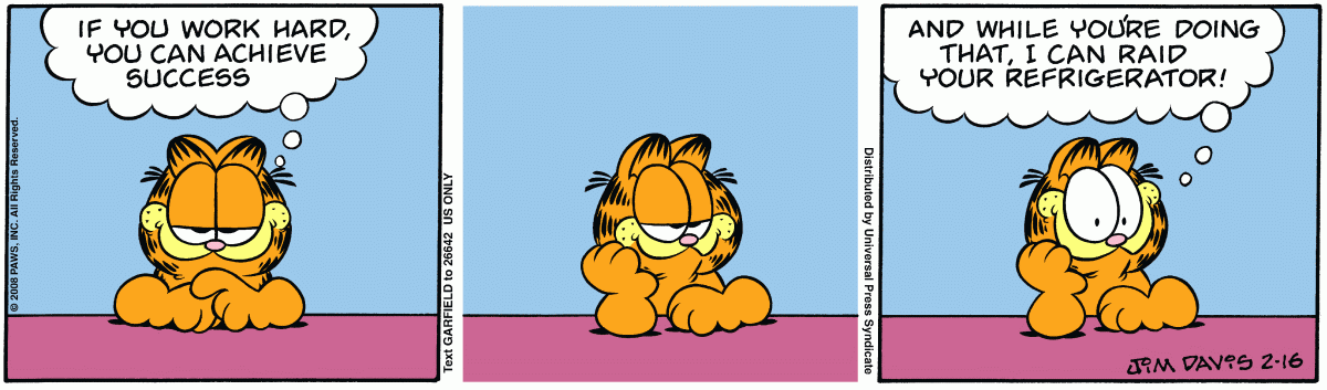 Garfield, February 16, 2008