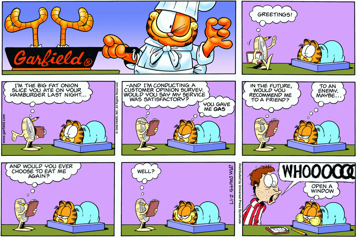 Garfield, February 17, 2008
