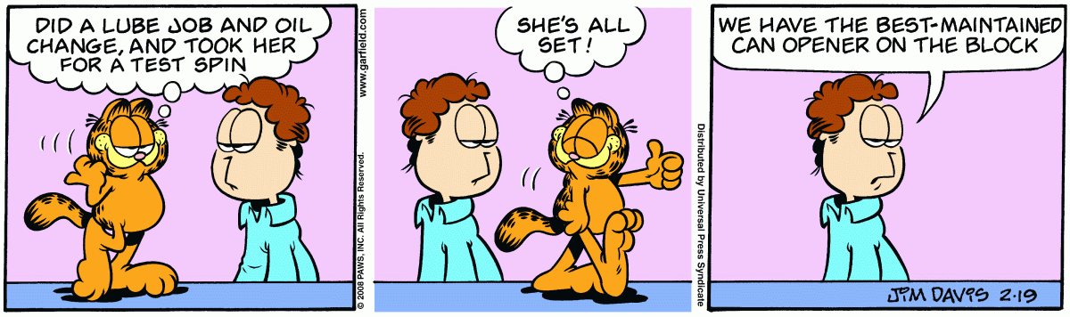 Garfield, February 19, 2008