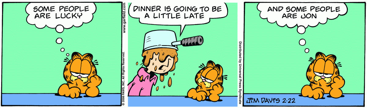 Garfield, February 22, 2008