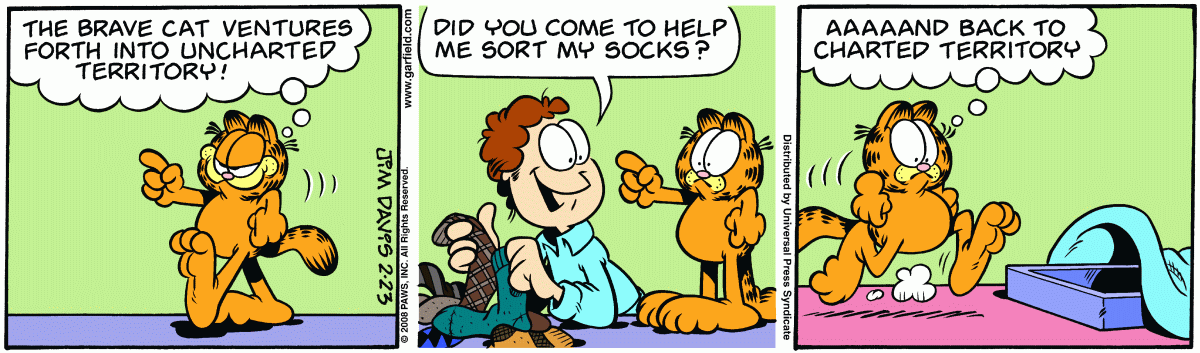 Garfield, February 23, 2008