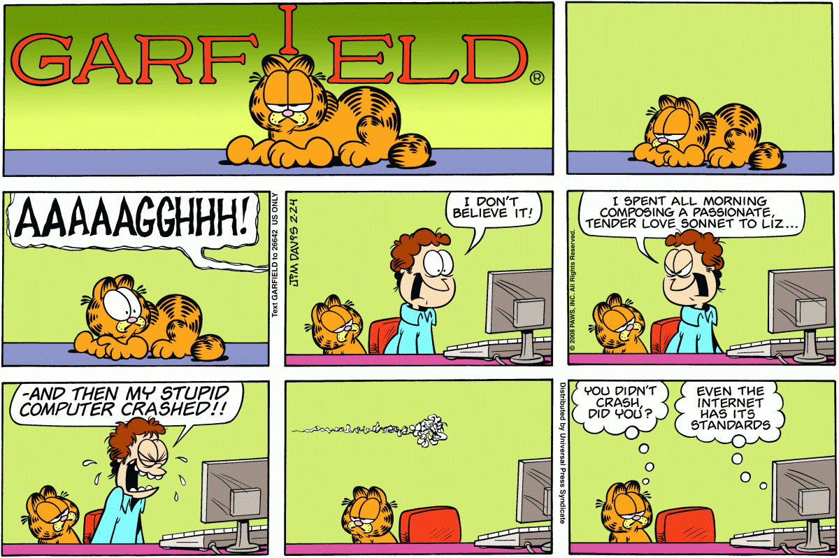 Garfield, February 24, 2008