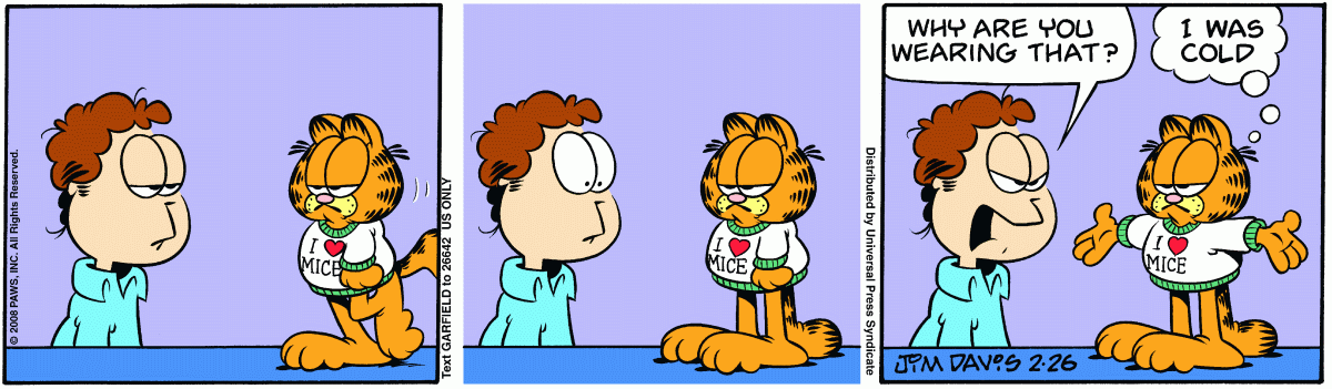 Garfield, February 26, 2008