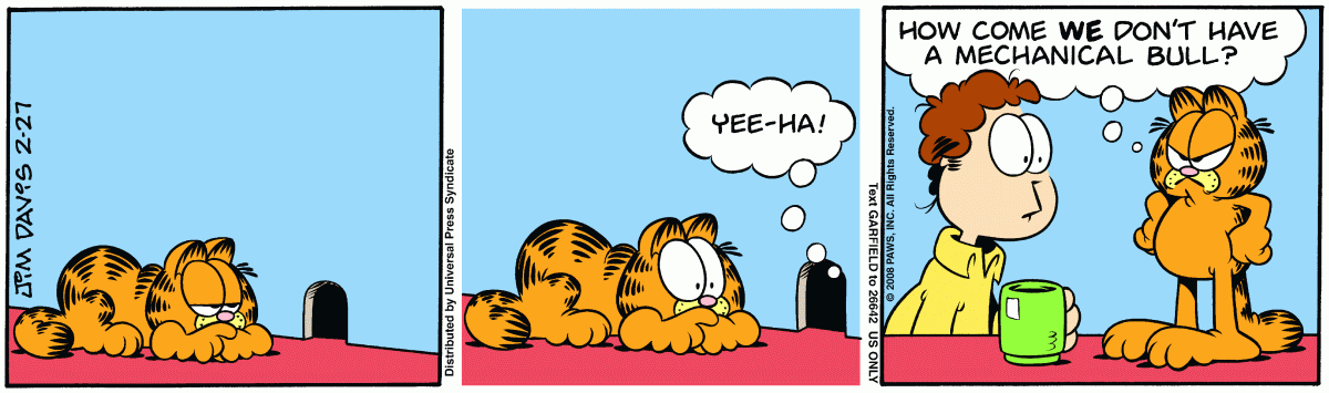 Garfield, February 27, 2008