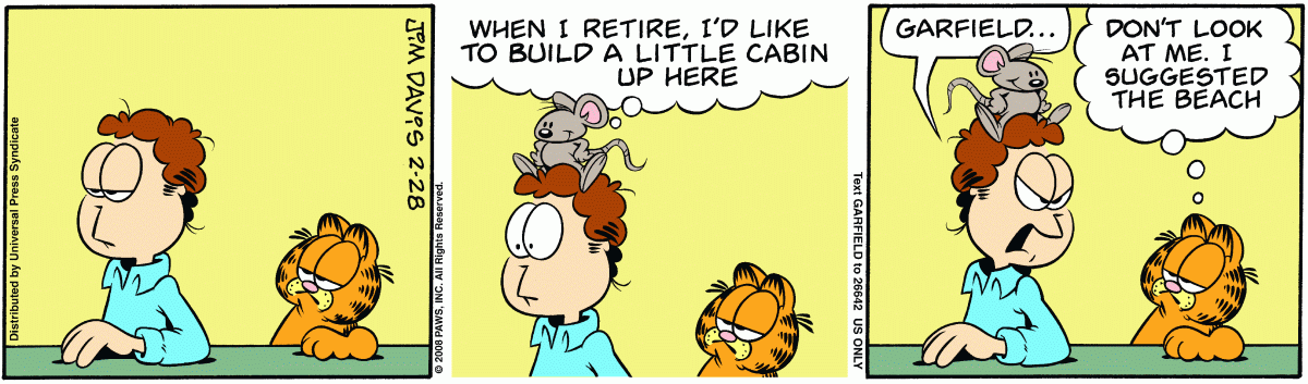 Garfield, February 28, 2008
