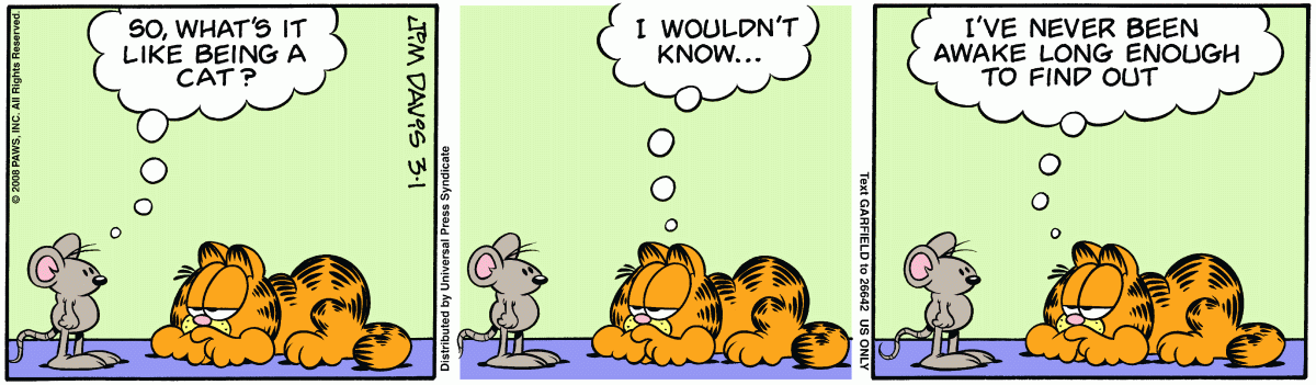 Garfield, March 1, 2008