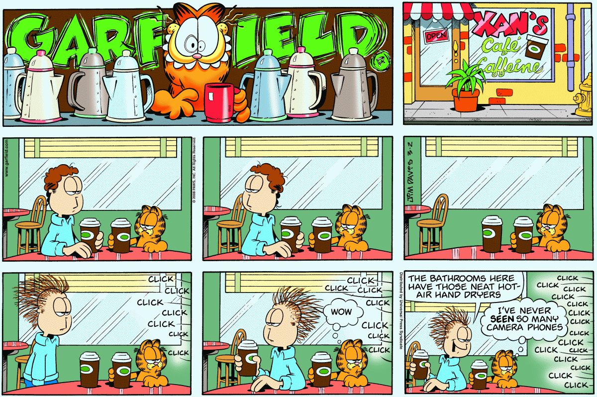 Garfield, March 2, 2008