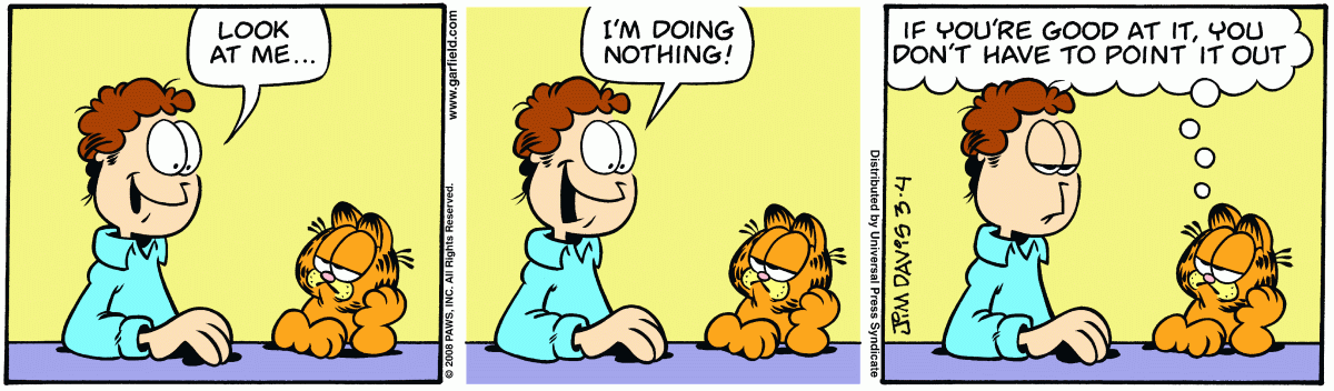 Garfield, March 4, 2008