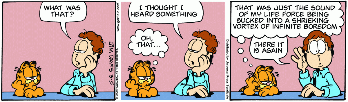Garfield, March 5, 2008
