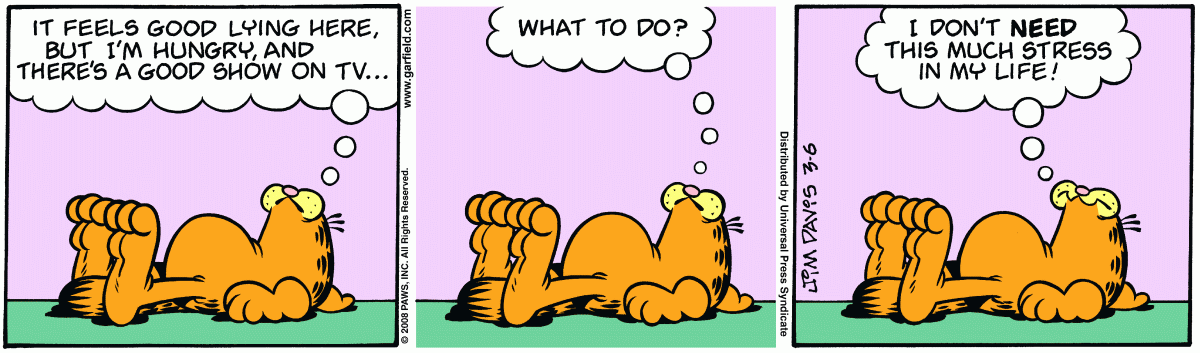 Garfield, March 6, 2008
