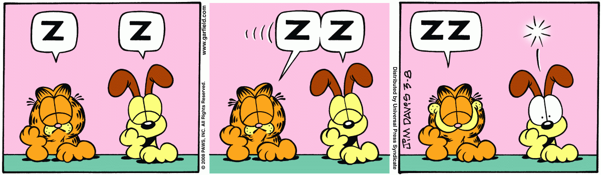 Garfield, March 8, 2008