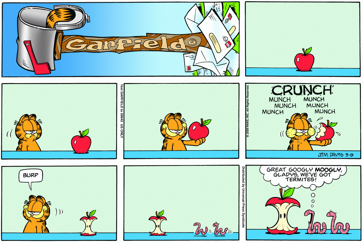 Garfield, March 9, 2008
