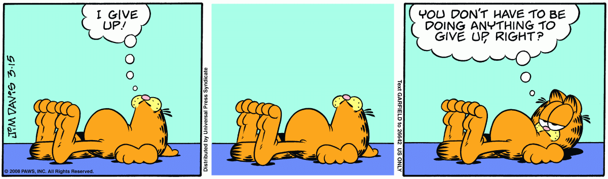 Garfield, March 15, 2008
