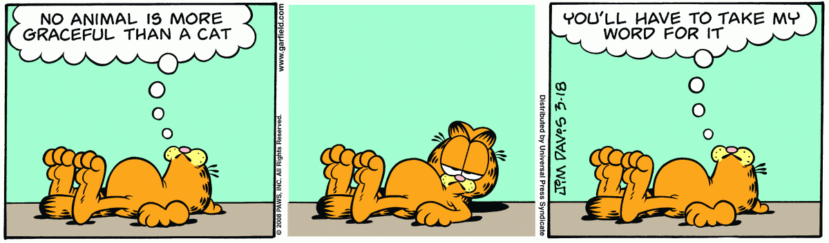 Garfield, March 18, 2008