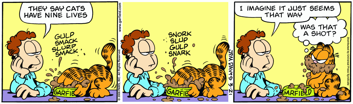 Garfield, March 21, 2008