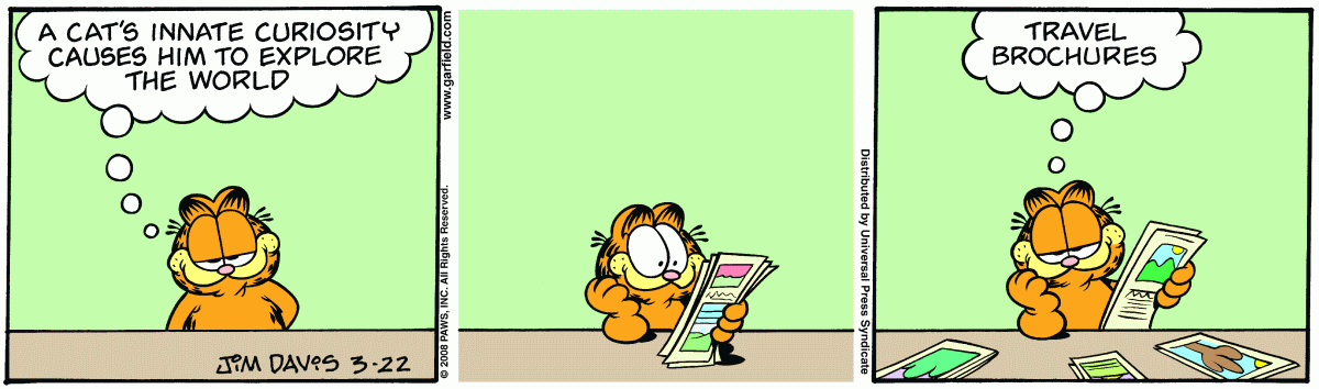 Garfield, March 22, 2008