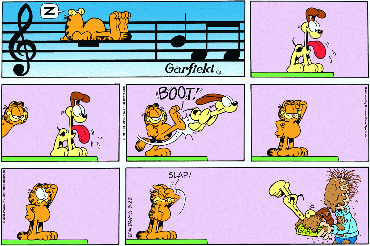 Garfield, March 23, 2008