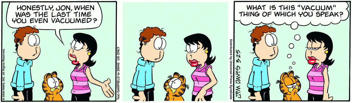 Garfield, March 25, 2008