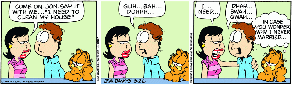 Garfield, March 26, 2008