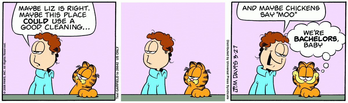 Garfield, March 27, 2008